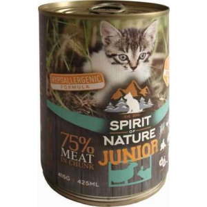 Spirit of Nature Cat Junior bárány- és nyúlhúsos konzerv 415 g