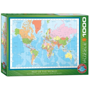 Eurographics 1000 db-os puzzle - Map of the World - (6000-1271)