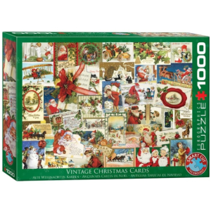 Eurographics 1000 db-os puzzle - Vintage Christmas Cards (6000-0784)