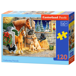 Castorland 120 db-os puzzle - Állatok a farmon (B-13340)