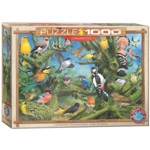 Eurographics 1000 db-os puzzle - Garden Birds, John Francis (6000-0967)