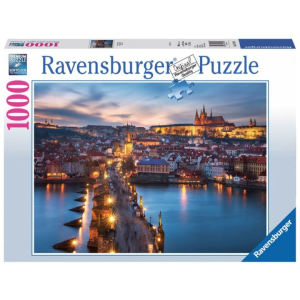 Ravensburger 1000 db-os puzzle - Prága éjjel (19740)