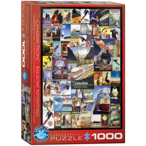 Eurographics 1000 db-os puzzle - Canadian Pacific - Railroad Adventures (6000-0648)