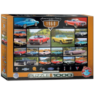 Eurographics 1000 db-os puzzle - American Cars of the 1960s (6000-0677)
