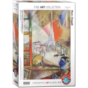 Eurographics 1000 db-os puzzle - Paris Through the Window, Chagall (6000-0853)