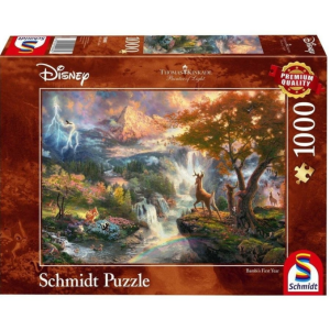 Schmidt 1000 db-os puzzle - Disney - Bambi, Kinkade (59486)