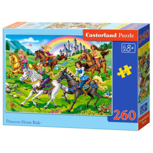 Castorland 260 db-os puzzle - Hercegnők a lovaikkal (B-27507)