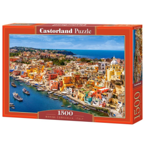 Castorland 1500 db-os puzzle - Corricella kikötő, Olaszország (C-151769)