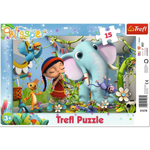 Trefl 15 db-os keretes puzzle - Wissper (31278)