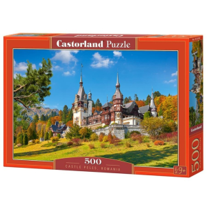 Castorland 500 db-os puzzle - Peles kastély, Románia (B-53292)