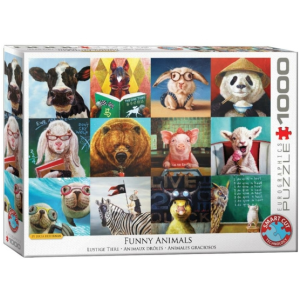 Eurographics 1000 db-os puzzle - Funny Animals, Lucia Heffernan (6000-5524)