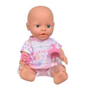 Simba New Born Baby pisilős játékbaba 30 cm - lány (5036686-lany)