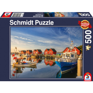 Schmidt 500 db-os puzzle - Fishing harbor – Weisse Wiek (58955)