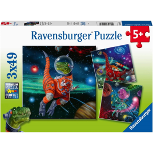 Ravensburger 3 x 49 db-os puzzle - Galaktikus dínók (05127)
