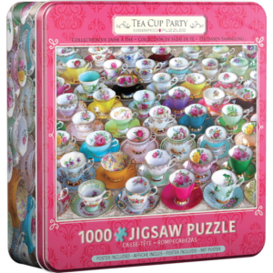 Eurographics 1000 db-os puzzle fém dobozban - Tea Cup Party (8051-5314)