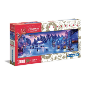 Clementoni 1000 db-os Classic Christmas Collection Panoráma puzzle - Karácsonyi álom (39582)