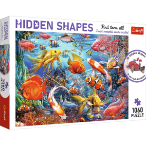 Trefl 1060 db-os Hidden Shapes puzzle - Élet a víz alatt (10676)