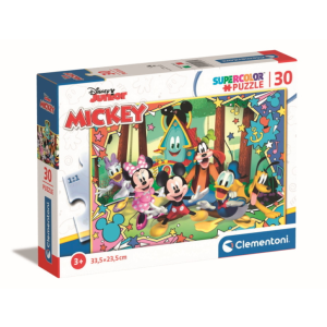 Clementoni 30 db-os puzzle Szuper színes puzzle - Disney - Mickey Mouse (20269)