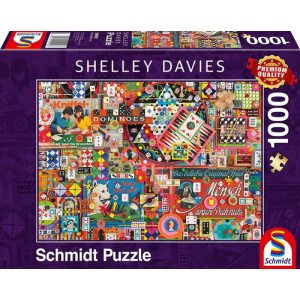 Schmidt 1000 db-os puzzle - Vintage Board Games, Shelley Davies (59900)