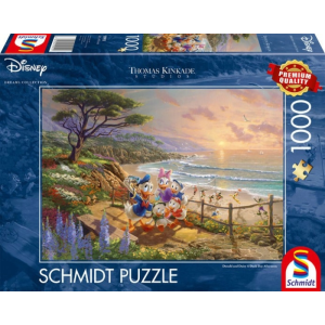 Schmidt 1000 db-os puzzle - Disney Donald and Daisy A Duck Day Afternoon (59951)