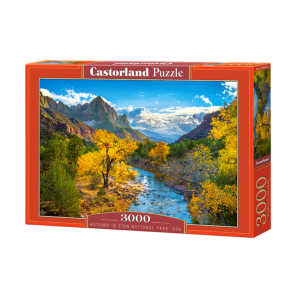 Castorland 3000 db-os puzzle - Ősz a Zion Nemzeti parkban (C-300624)
