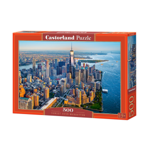 Castorland 500 db-os puzzle - Naplemente Manhattan felett (B-53674)