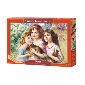 Castorland 500 db-os puzzle - A három grácia (B-53759)