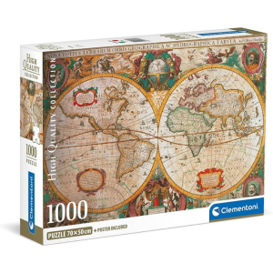 Clementoni 1000 db-os Compact puzzle - Régi térkép (39706)