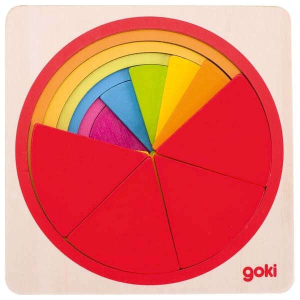 Goki 6 rétegű törtek puzzle, GOKI GK57737