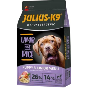 Julius K9 Julius-K9 HighPremium Puppy&Junior Hypoallergenic Lamb&Rice 3kg