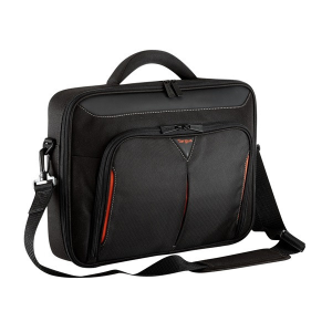 Targus Notebook táska CN415, Classic+ 15-15.6&quot; Clamshell Laptop Bag - Black/Red