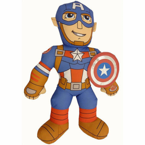 Flair Toys Marvel: Amerika Kapitány szuperhős plüssfigura hanggal 20 cm