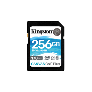 Kingston SDG3/256GB memóriakártya SDXC 256GB Canvas Go Plus 170R C10 UHS-I U3 V30