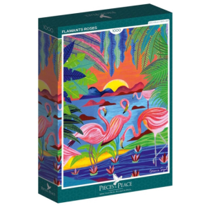 Pieces & Peace 1000 db-os puzzle - Flamants Roses (0013)