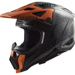 LS2 Helmets LS2 cross sisak - MX703 X-Force – titán/narancs