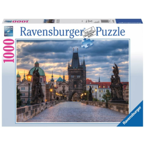 Ravensburger 1000 db-os puzzle - Séta a Károly hídon, Prága (19738)