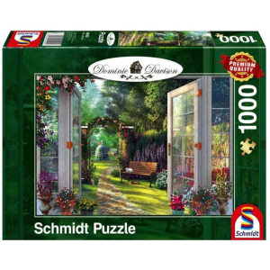 Schmidt 1000 db-os puzzle - View of the Enchanted Garden, Dominic Davison (59592)