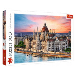 Trefl 500 db-os puzzle - Budapest, Parlament (37395)