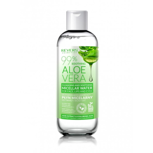 Revers Cosmetics S.p Revers tisztító és nyugtató micellás víz Aloe vera kivonattal és Hialuronsavval 500ml