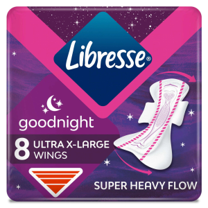 Libresse Goodnight Ultra X-Large éjszakai egészségügyi Betét 8db