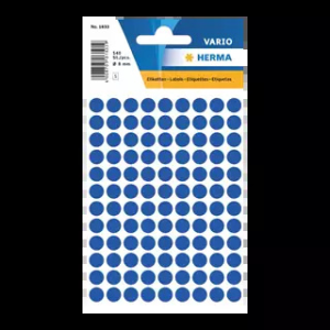 HERMA 8 mm x 8 mm Papír Íves etikett címke Sötétkék ( 5 ív/doboz )