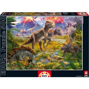 Educa 500 db-os puzzle - Dinoszauruszok (15969)