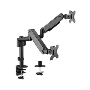 Gembird Gembird MA-DA2P-01 Adjustable Desk 2-Display Mounting Arm 17”-32” Black