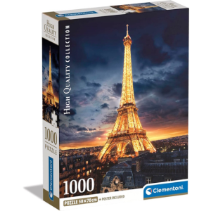 Clementoni 1000 db-os Compact puzzle - High Quality Collection - Eiffel-torony (39703)