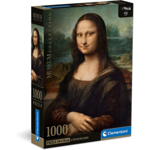 Clementoni 1000 db-os Compact puzzle - Museum Collection - Leonardo da Vinci - Mona Lisa (39708)