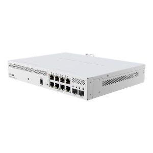 MIKROTIK Cloud Smart Switch 8x1000Mbps + 2x10000Mbps SFP+, Menedzselhető, Rackes - CSS610-8P-2S+IN