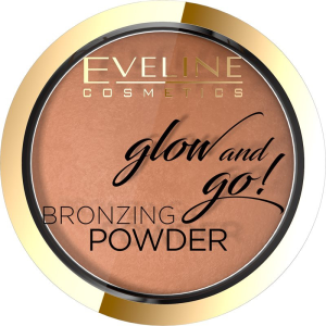 Eveline Cosmetics Glow & Go bronzosító púder árnyalat 02 8,5 g