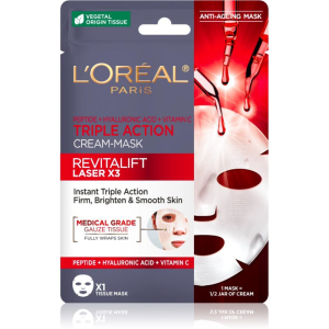 L´Oréal Paris L’Oréal Paris Revitalift Laser X3 arcmaszk a bőröregedés ellen 28 g