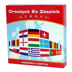  Országok és zászlók Európa memóriakártya
