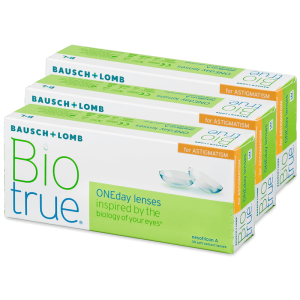 "Bausch&amp;Lomb" Biotrue ONEday for Astigmatism (90 lencse)